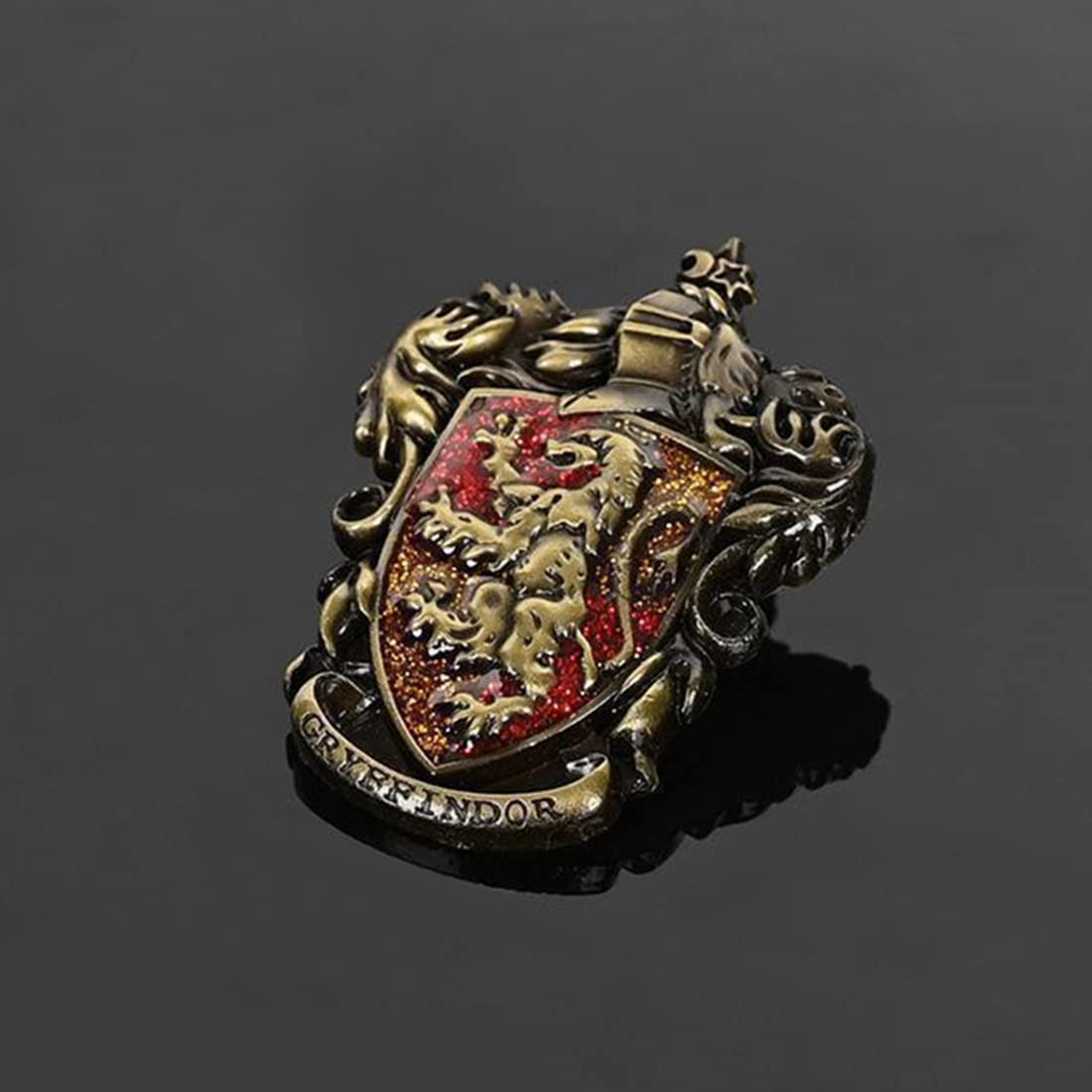 MAYCREATE Cosplay Gryffindor Badge Made with Zinc Alloy Brooch for Halloween Costume Accessory,Boy & Girl,Kids Gift Toy MAYCREATE Cosplay Gryffindor Badge Made with Zinc Alloy Brooch for Halloween Costume Accessory,Boy & Girl,Kids Gift Toy
